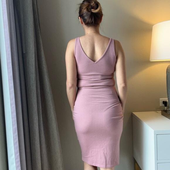 SHEIN Pink Sheath Dress - Picture 6 of 6